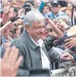  ?? Afp ?? PODER. López Obrador recordó la masacre de Tlatelolco.