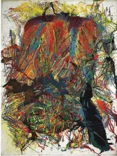  ??  ?? 3. Explosion 64-1, 1964, Shimamoto Shozo (1928–2013), oil on canvas, 239 × 179cm. Sotheby’s Hong Kong, HK$20.5m