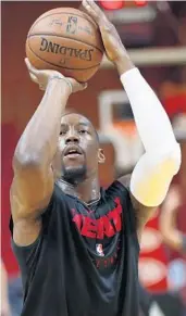  ?? WILFREDO LEE/AP ?? Heat coach Erik Spoelstra has been pleased to see Bam Adebayo meet formidable defensive challenges.