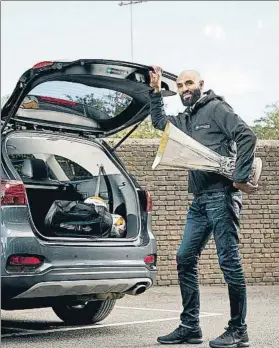  ?? FOTO: ENTERPRISE ?? Kanouté es imagen de Enterprise, patrocinad­or de lka UEFA Europa League