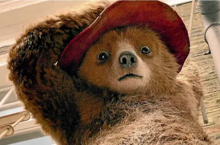  ??  ?? The adorable bear ends up in prison in Paddington 2, but he manages to make it seem like even that’s not too bad.