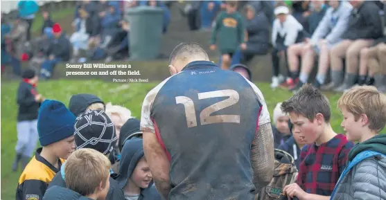  ?? Picture / Nick Reed ?? Sonny Bill Williams was a presence on and off the field.