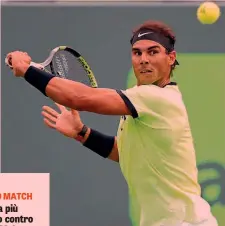  ?? AP ?? Rafa Nadal, 30 anni, ha superato le 1000 partite