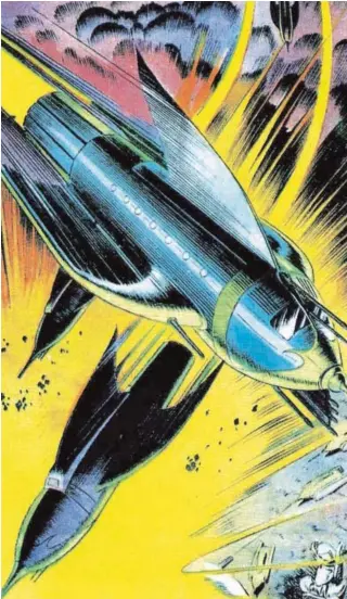  ?? ABC ?? Nave espacial de un cómic de Flash Gordon de los años 30