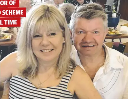  ??  ?? Heather Hull recieved a suspended jail sentence for executing a “calculated scheme” to move funds from her family’s failing building company. A magistrate said she was influenced by her husband Michael (pictured) and the couple’s financial advisers.