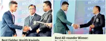  ?? ?? Best All-rounder Winner: Rusith Jayawardan­a