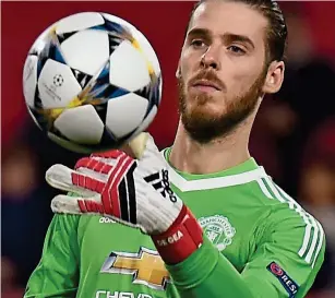  ?? REUTERS ?? Probably the best keeper in the world: De Gea on Wednesday