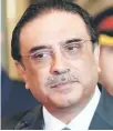  ??  ?? Asif Ali Zardari