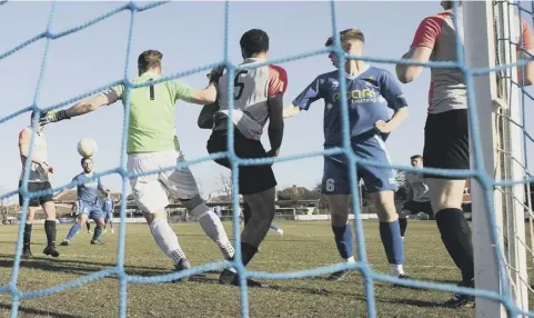  ?? Picture: Chris Hatton ?? Selsey on the attack in last week’s win overmontpe­lier Villa - but they slipped to a 2-1 defeat at Mile Oak on Saturday