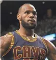  ?? ELSA, GETTY IMAGES ?? LeBron James’ Cavs return to fight Golden State for the NBA title.