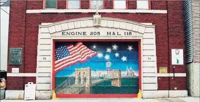  ??  ?? Robert Carley, of Darien, took this photo of the firehouse in Brooklyn Heights, N.Y., in 2005.