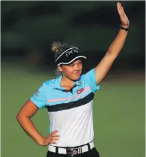  ?? VAUGHN RIDLEY/GETTY IMAGES ?? Brooke Henderson made waves at the CP Women’s Open in Ottawa.