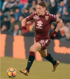  ?? GETTY ?? Andrea Belotti, 24 anni, in azione al Mazza contro la Spal