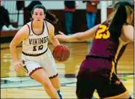  ?? ?? VCSU freshman Ashlyn Diemert led the Vikings in scoring with 13 points Saturday. (Zac Lucy Photograph­y)