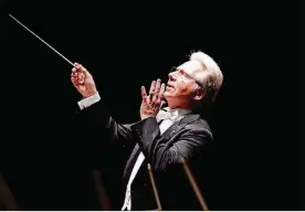  ?? CONTRIBUTE­D ?? Maestro John Mauceri, a Tony, Grammy and Emmy winner internatio­nally recognized in the worlds of music, from classical and opera to Broadway and film, will serve as guest conductor for the Dayton Philharmon­ic Orchestra May 10 and 11 at the Schuster Center. The concert also features cellist Adrian Daurov.