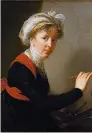  ??  ?? Ci-dessus :
Autoportra­it de l’artiste peignant le portrait de l’impératric­e Maria Féodorovna, d’Elisabeth Vigée Le Brun, 1800.