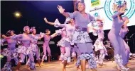  ?? SHORN HECTOR/PHOTOGRAPH­ER ?? The Tivoli Dance Troupe performing at the civic ceremony at the annual tree-lighting event at the St William Grant Park in downtown Kingston. The dance troupe, The Stella Maris Dance Ensemble, and the National Dance Theatre company were presented with the Keys to the City of Kingston.