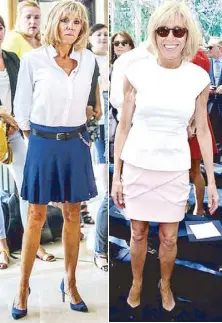  ??  ?? Skirt tales: At the Chanel 2015 haute couture show (left) and the Dior fall/winter 2015 haute couture show