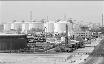  ??  ?? File photo taken on Feb 6 shows the Ras Laffan Industrial City, Qatar’s principal site for production of liquefied natural gas and gas-to-liquid, administra­ted by Qatar Petroleum. — AFP photo