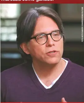  ??  ?? Keith Raniere acaba de ser condenado a 120 años de prisión. Elegía como víctimas a mujeres inseguras, a quienes les hacía creer que tener sexo con él era la cura para sus conflictos interiores.