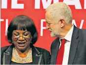  ??  ?? Clear as mud: Jeremy Corbyn and Diane Abbott struggled to answer questions about Labour policy