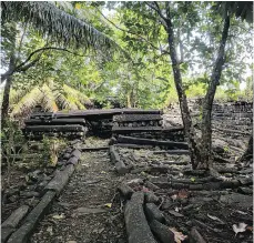  ?? NICOLE EVATT/THE ASSOCIATED PRESS PHOTOS: ?? The spectacula­r ruins of the ancient city of Nan Madol in Pohnpei, Micronesia, rival Cambodia’s Angkor Wat and Peru’s Machu Picchu.