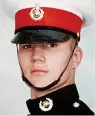  ??  ?? MARINE TONY EVANS,
20, from Sunderland. His parents said: ‘Tony was the type who would do anything to help friends and family. The Royal Marines was his life since the age of 13 when he became a cadet. We are very proud of what he achieved and will...