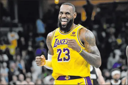  ?? Brandon Dill The Associated Press ?? Lakers forward Lebron James: “Of course, seeds matter. But wherever you fall, you take that challenge.”