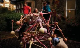  ?? Photograph: Christophe­r Thomond/The Guardian ?? Gemma Anderson-Tempini’s climbing frame is reminiscen­t of that made for the children of a famous mathematic­ian.