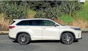 ??  ?? The Toyota Highlander Limited - one smooth operator.