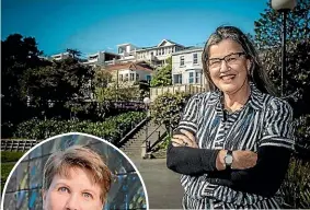  ??  ?? Otago University Professor of Public Health, Philippa HowdenChap­man, above, and Dr Lynn Riggs have both carried out research into the effects of poor housing.