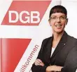  ?? FOTO: DGB ?? Angelika Wagner, Regionsche­fin des DGB.