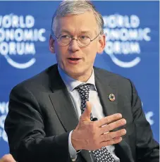  ?? /Reuters ?? Brexit worries: CEO of Philips Frans van Houten is planning for the worst.