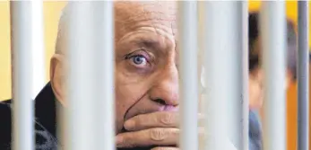  ?? FOTO: DPA ?? Das Gericht in Irkutsk verurteilt­e Michail Popkow zum zweiten Mal zu einer lebenslang­en Haft.