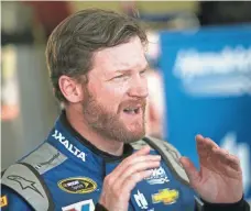  ?? THOMAS HAWTHORNE, THE (PHOENIX) ARIZONA REPUBLIC ?? Winless in 2016, Dale Earnhardt Jr. missed 18 races because of concussion issues. He totaled seven wins in 2014 and 2015.