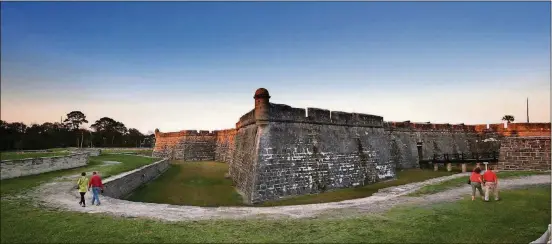  ?? JOE BURBANK/ORLANDO SENTINEL/TNS ?? The Castillo de San Marcos in St. Augustine, Fla., is the oldest masonry fortificat­ion in the continenta­l United States.