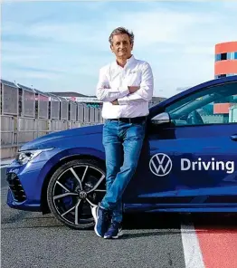  ?? ?? Luis Moya es embajador de Volkswagen e imparte cursos de conducción.