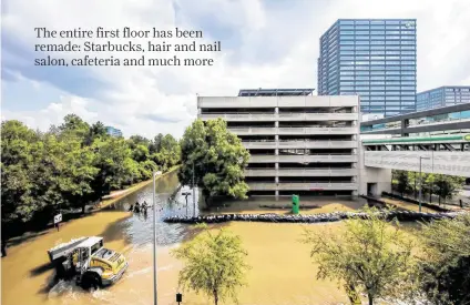  ?? Marc Morrison / Courtesy of BP ?? Hurricane Harvey flooded BP’s Westlake Campus with three feet of water. The company remade the entire first floor. “Getting this right is incredibly important,” said Susan Dio, chairman and president of BP America.