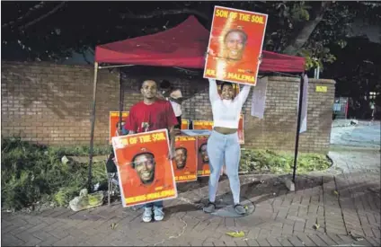  ?? Photo: Photo Delwyn Verasamy ?? Online traffic: The Economic Freedom Fighters campaign trail. Political parties are using outdated methods to reach voters and to assess their behaviour, desires and interests.