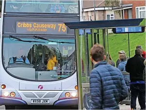  ?? ?? First Bus services are being affected by driver shortages