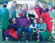  ?? PHOTO COURTESY ABC ?? The cast of the Great American Baking Show: Holiday Edition. Andrea Maranville of Sherrill will compete on the show, which premieres on ABC on Thursday, Dec. 6, at 9p.m.