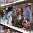  ?? CHRIS PIZZELLO - THE AP ?? A doll based on the upcoming Walt Disney Studios film “Mulan” is displayed in the toy section of a Target department store, Thursday, April 30, in Glendale, Calif.