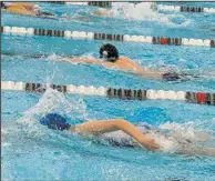  ?? Submitted photo ?? Sophie Gilbertson swimming in the 200 freestyle