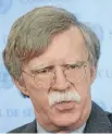  ?? Photo: REUTERS ?? Hard line: John Bolton, a senior official in the George W Bush White House, says that bombing Iran could be the only way to stop it obtaining a nuclear weapon