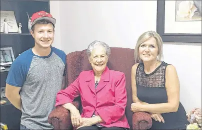  ?? SUBMITTED PHOTO ?? Elmsdale Church of the Nazarene is holding a weekend of events to celebrate its centennial anniversar­y. From left are 100th anniversar­y committee members Brackton Wall, Rev. Sheila McCrea MacCallum and committee chair Janet Wicksted.