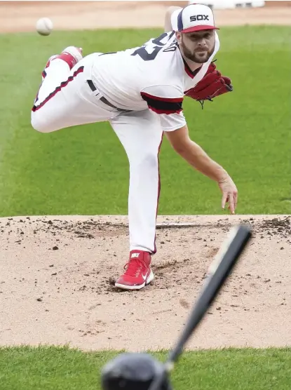  ?? NUCCIO DINUZZO/GETTY IMAGES ?? Lucas Giolito went seven innings and allowed two runs and four hits and struck out nine Sunday.