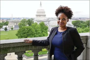  ?? CONGRESS SHAWN MILLER/LIBRARY OF ?? Poet laureate Tracy K. Smith, shown in Washington, D.C., is a professor at Princeton University.