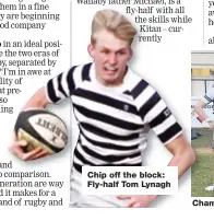  ??  ?? Chip off the block: Fly-half Tom Lynagh
Champions: Surrey Sevens winners 2020