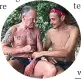  ??  ?? INK Gazza shows tattoos to Awed