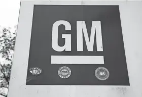  ?? MATT ROURKE/AP FILE ?? General Motors has pledged to unseat Tesla and become the electric vehicle market share leader in the U.S.